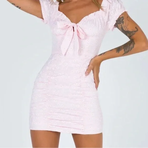 black mini ribbed dress Provence Mini Dress